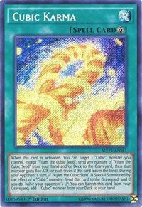 Cubic Karma [MVP1-ENS41] Secret Rare | Enigma On Main