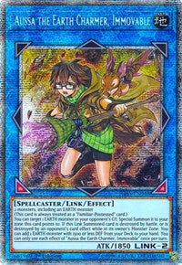 Aussa the Earth Charmer, Immovable (Prismatic) [IGAS-EN048] Prismatic Secret Rare | Enigma On Main