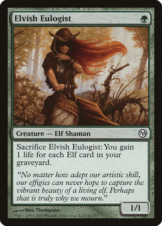 Elvish Eulogist [Duels of the Planeswalkers] | Enigma On Main