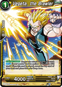 Vegeta, the Brawler (BT14-101) [Cross Spirits] | Enigma On Main