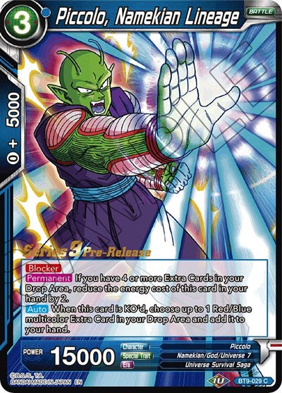 Piccolo, Namekian Lineage (Universal Onslaught) [BT9-029] | Enigma On Main