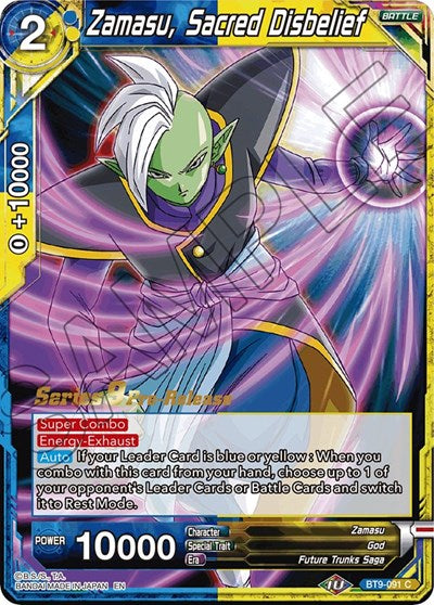 Zamasu, Sacred Disbelief (Universal Onslaught) [BT9-091] | Enigma On Main