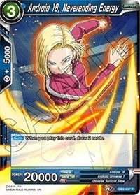 Android 18, Neverending Energy [DB2-037] | Enigma On Main