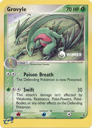 Grovyle (004) (Jumbo Card) [Nintendo: Black Star Promos] | Enigma On Main