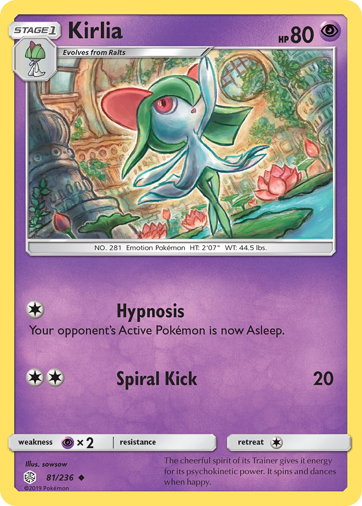 Kirlia (81/236) [Sun & Moon: Cosmic Eclipse] | Enigma On Main