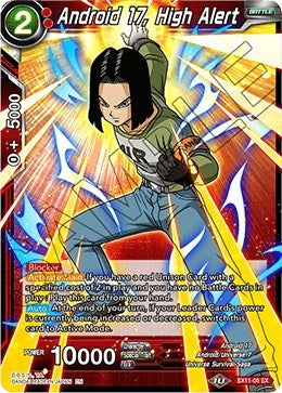 Android 17, High Alert [EX11-05] | Enigma On Main