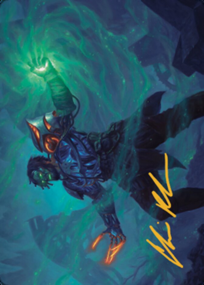 Mishra, Claimed by Gix Art Card (Gold-Stamped Signature) [The Brothers' War Art Series] | Enigma On Main