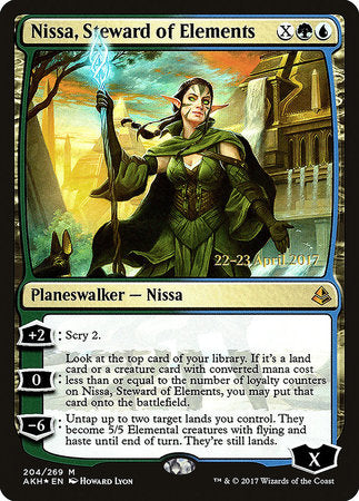 Nissa, Steward of Elements [Amonkhet Promos] | Enigma On Main