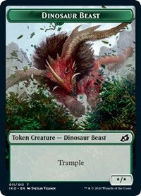 Dinosaur Beast Token [Ikoria: Lair of Behemoths] | Enigma On Main