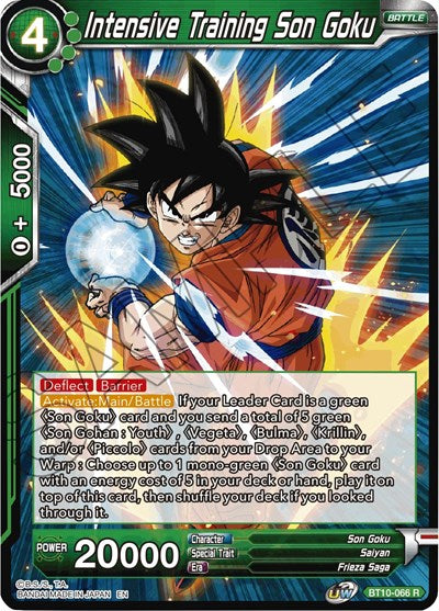 Intensive Training Son Goku [BT10-066] | Enigma On Main