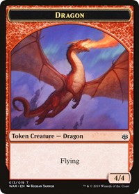 Dragon // Spirit Double-sided Token (Challenger 2020) [Unique and Miscellaneous Promos] | Enigma On Main