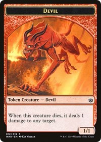 Devil // Satyr Double-sided Token (Challenger 2020) [Unique and Miscellaneous Promos] | Enigma On Main