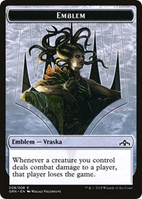 Vraska Emblem // Human Double-sided Token (Challenger 2020) [Unique and Miscellaneous Promos] | Enigma On Main