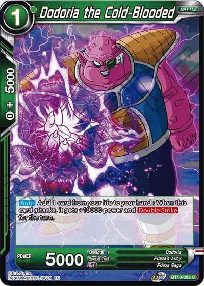 Dodoria the Cold-Blooded [BT10-083] | Enigma On Main