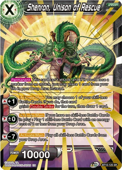 Shenron, Unison of Rescue [BT10-125] | Enigma On Main