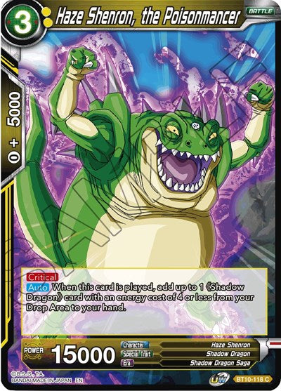 Haze Shenron, the Poisonmancer [BT10-118] | Enigma On Main