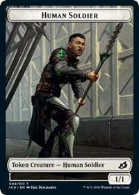 Human Soldier (004) // Zombie Double-sided Token [Commander 2020] | Enigma On Main