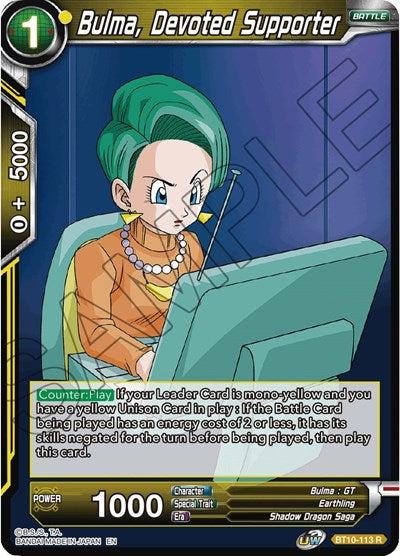 Bulma, Devoted Supporter [BT10-113] | Enigma On Main