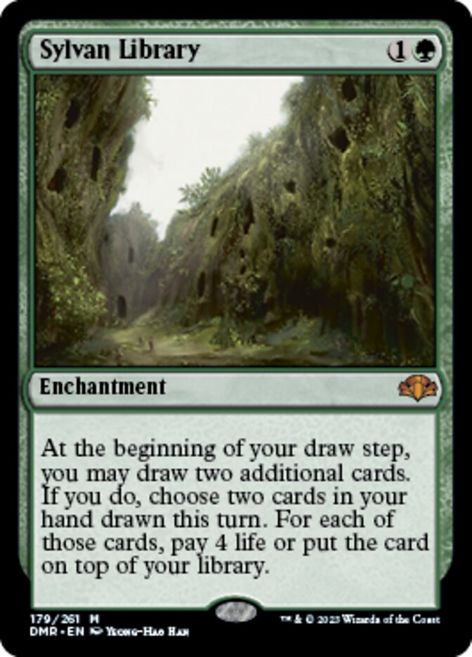 Sylvan Library [Dominaria Remastered] | Enigma On Main