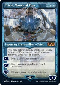 Teferi, Master of Time (Showcase) (290) [Core Set 2021] | Enigma On Main