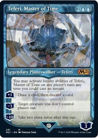 Teferi, Master of Time (Showcase) (291) [Core Set 2021] | Enigma On Main