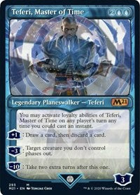 Teferi, Master of Time (Showcase) (293) [Core Set 2021] | Enigma On Main