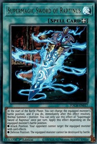 Supermagic Sword of Raptinus [TOCH-EN017] Ultra Rare | Enigma On Main