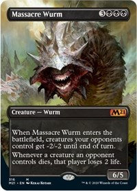 Massacre Wurm (Alternate Art) [Core Set 2021] | Enigma On Main