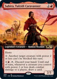 Subira, Tulzidi Caravanner (Extended Art) [Core Set 2021] | Enigma On Main