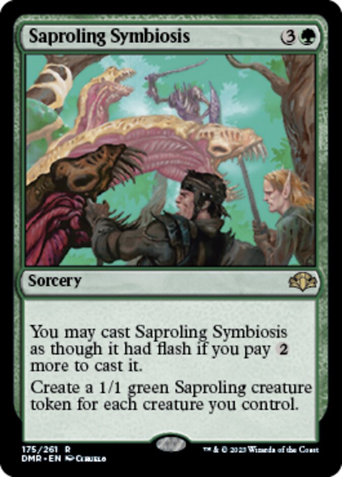 Saproling Symbiosis [Dominaria Remastered] | Enigma On Main