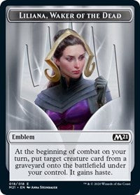 Emblem - Liliana, Waker of the Dead [Core Set 2021] | Enigma On Main