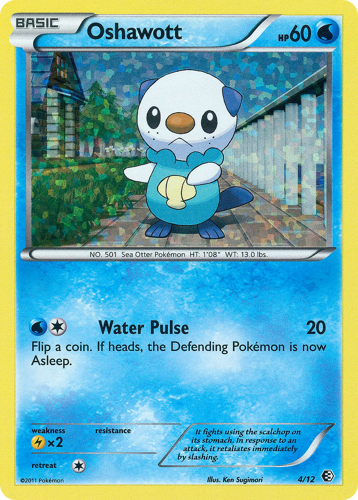 Oshawott (4/12) [McDonald's Promos: 2011 Collection] | Enigma On Main