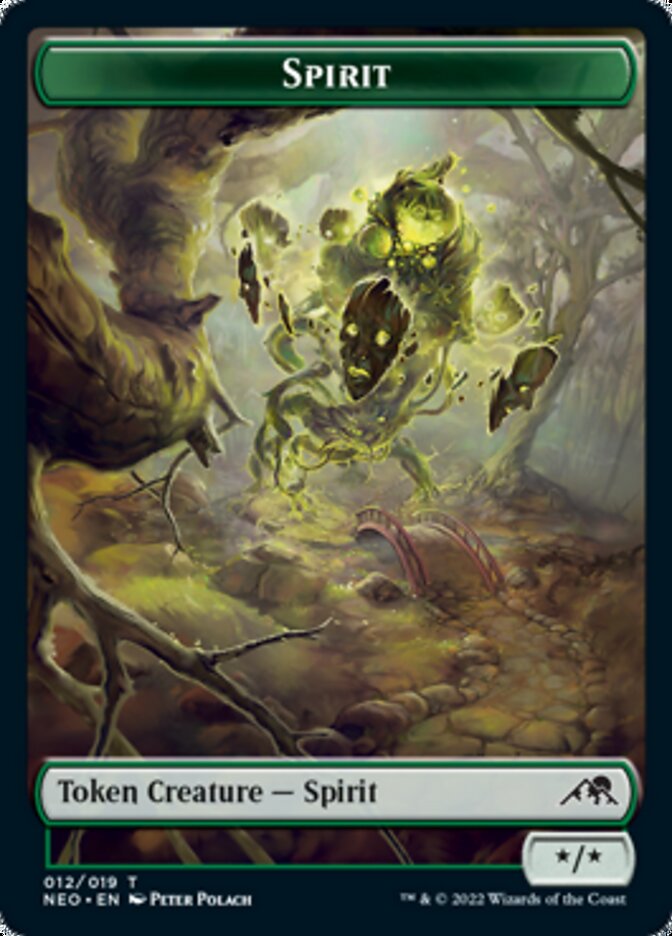 Spirit Token (012) [Kamigawa: Neon Dynasty Tokens] | Enigma On Main