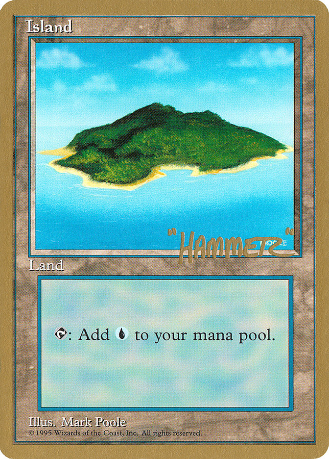 Island (shr367) (Shawn "Hammer" Regnier) [Pro Tour Collector Set] | Enigma On Main