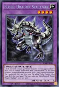 Fossil Dragon Skullgar [BLAR-EN010] Secret Rare | Enigma On Main