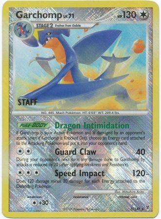 Garchomp (5/147) (Championship Promo Staff) [Platinum: Supreme Victors] | Enigma On Main