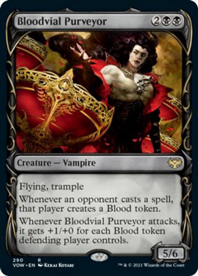 Bloodvial Purveyor (Showcase Fang Frame) [Innistrad: Crimson Vow] | Enigma On Main