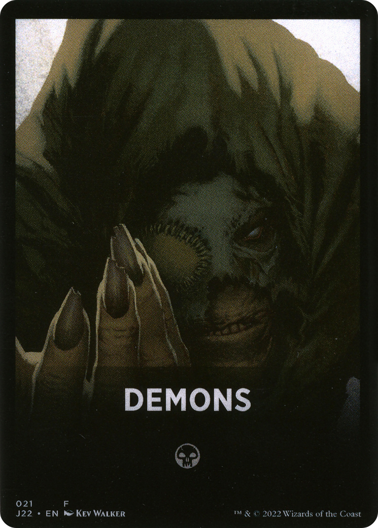 Demons Theme Card [Jumpstart 2022 Front Cards] | Enigma On Main