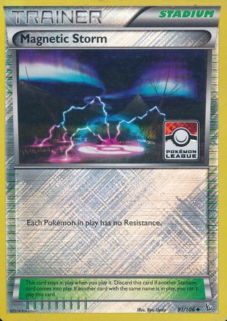 Magnetic Storm (91/106) (League Promo) [XY: Flashfire] | Enigma On Main