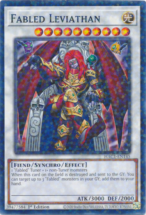 Fabled Leviathan (Duel Terminal) [HAC1-EN145] Common | Enigma On Main