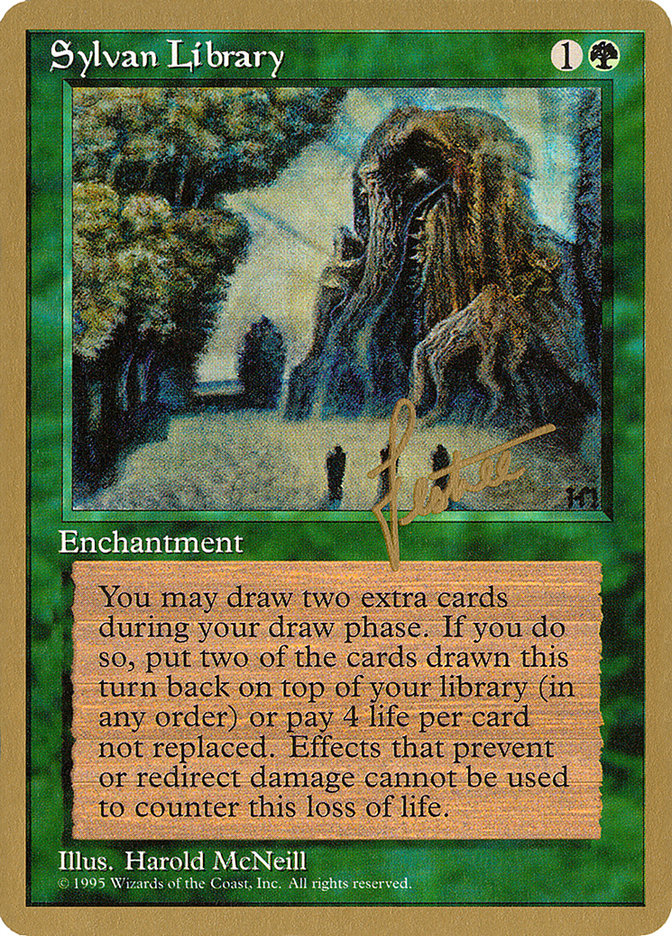 Sylvan Library (Bertrand Lestree) [Pro Tour Collector Set] | Enigma On Main