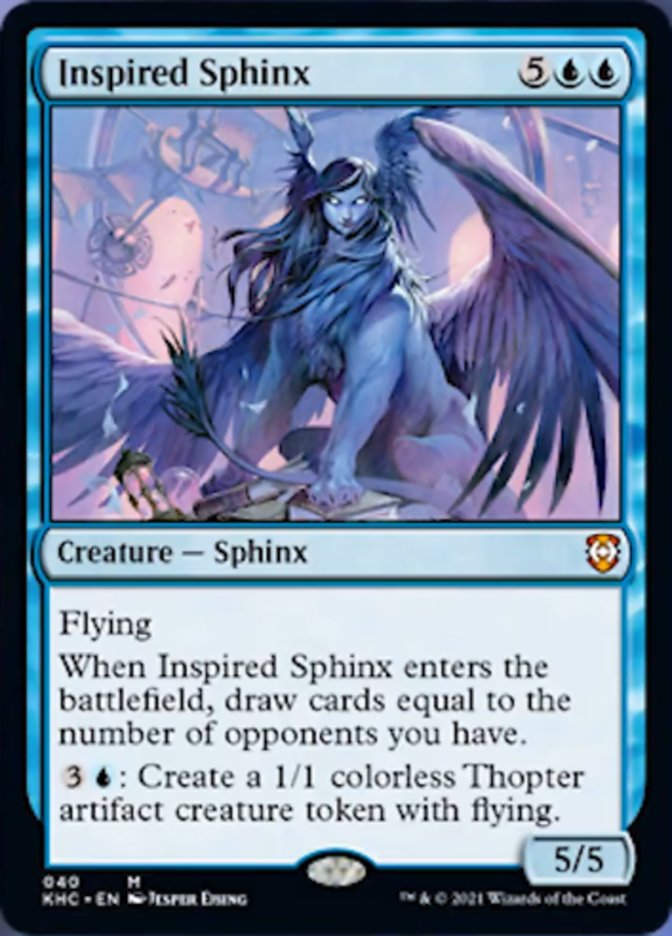Inspired Sphinx [Kaldheim Commander] | Enigma On Main