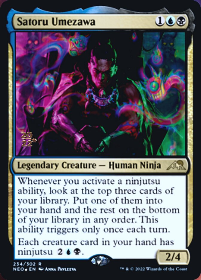 Satoru Umezawa [Kamigawa: Neon Dynasty Prerelease Promos] | Enigma On Main