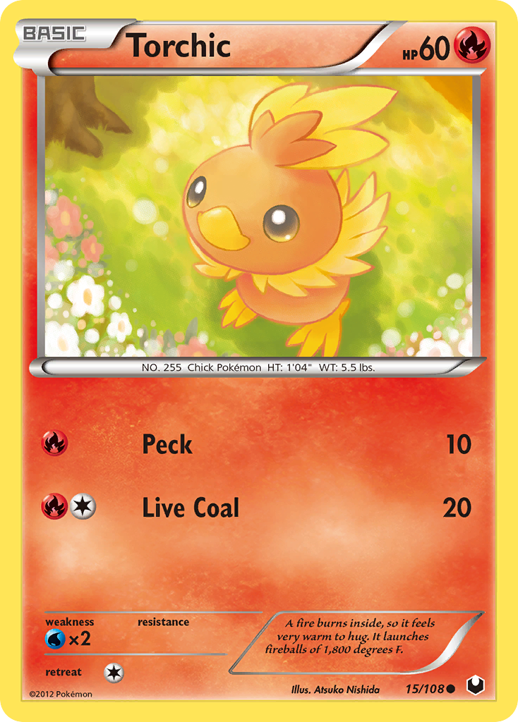 Torchic (15/108) [Black & White: Dark Explorers] | Enigma On Main