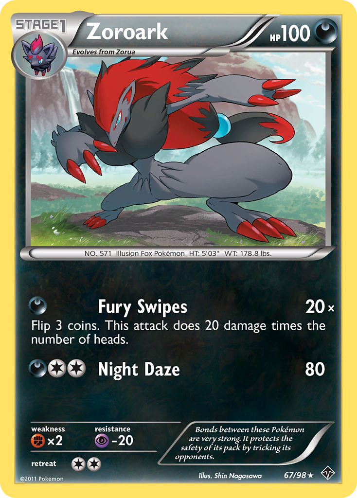 Zoroark (67/98) [Black & White: Emerging Powers] | Enigma On Main