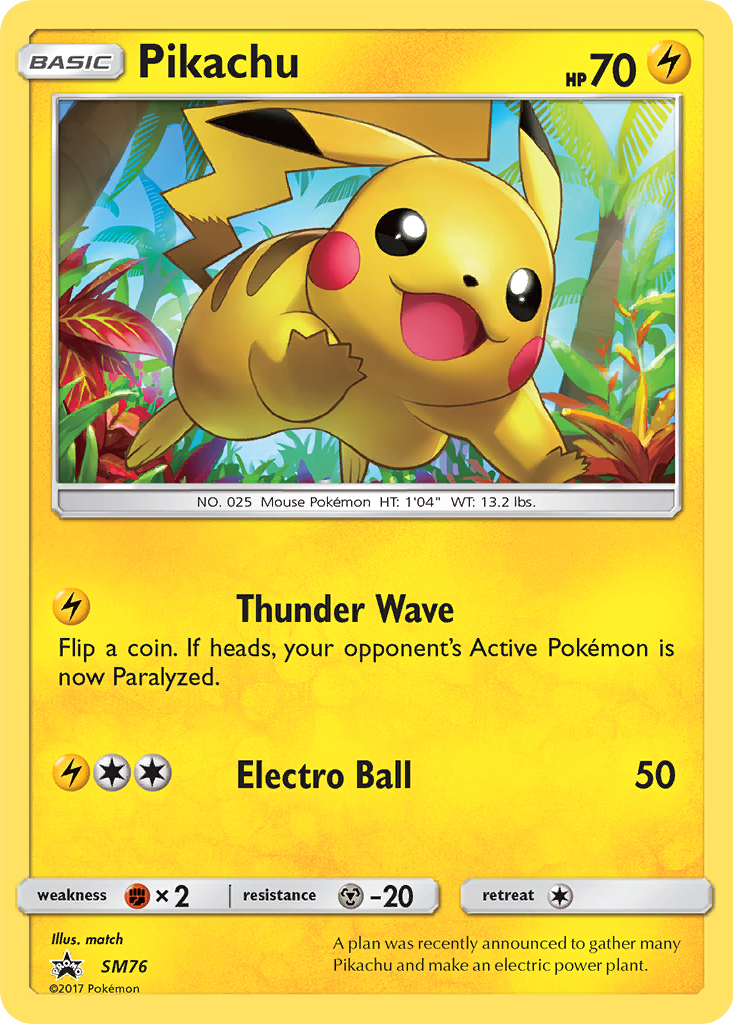 Pikachu (SM76) [Sun & Moon: Black Star Promos] | Enigma On Main