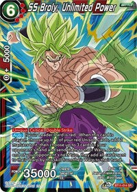 SS Broly, Unlimited Power [BT11-014] | Enigma On Main