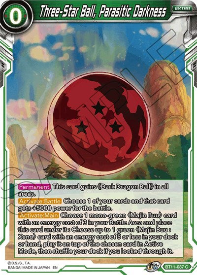 Three-Star Ball, Parasitic Darkness [BT11-087] | Enigma On Main