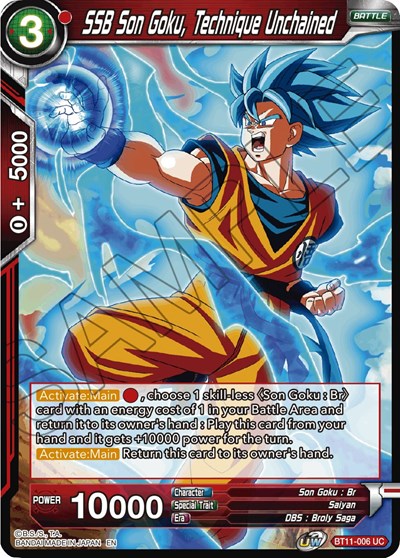 SSB Son Goku, Technique Unchained [BT11-006] | Enigma On Main