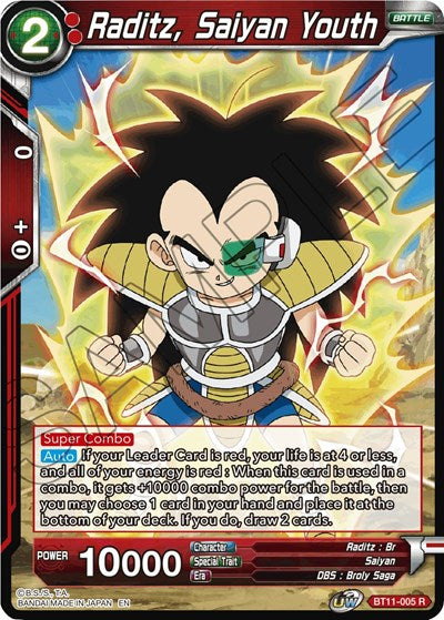 Raditz, Saiyan Youth [BT11-005] | Enigma On Main